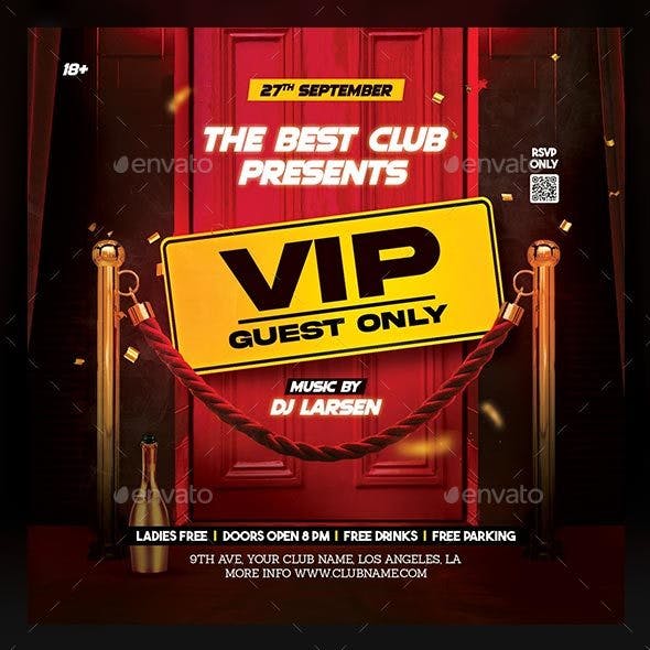 VIP Party Flyer