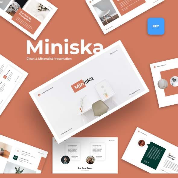 Miniska - Clean and Minimalist Keynote Template