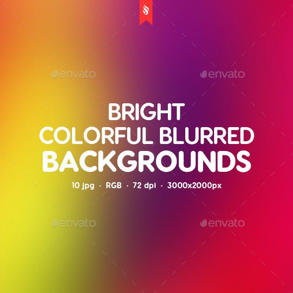 Bright Colorful Blurred Backgrounds