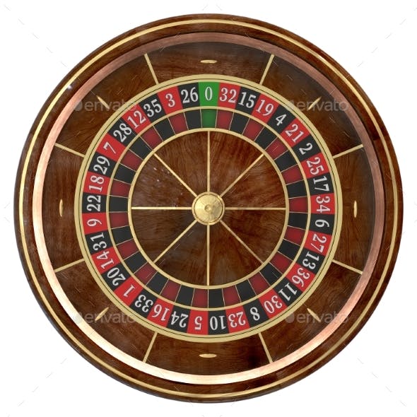 Casino Roulette Wheel 3D